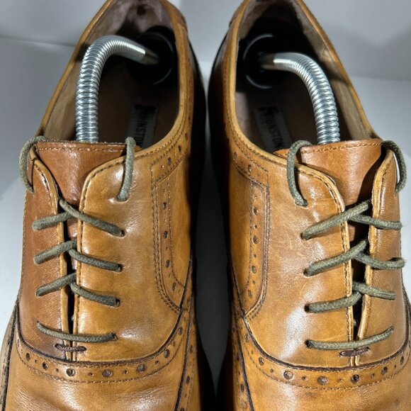 Johnston & Murphy Brown Leather Oxfords - Picture 4 of 14